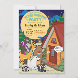 Invitation de la Fête du Ménage au milieu de nulle