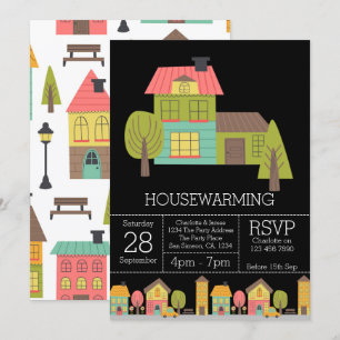 Invitation de la fête du réchauffement de la maiso
