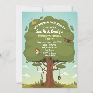 Invitation de la fête du réchauffement de la maiso