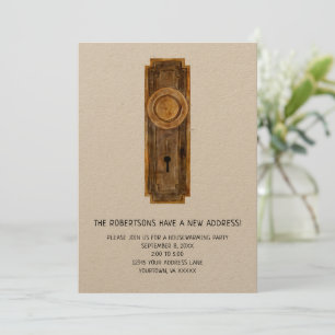 Invitation de la fête du réchauffement de la maiso