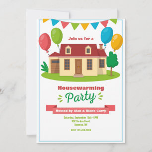 Invitation de la fête du réchauffement du foyer