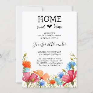 Invitation de la fête du réchauffement du foyer