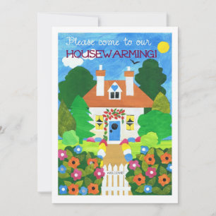 Invitation de la fête du réchauffement du foyer