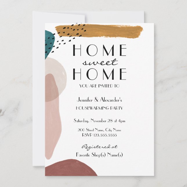 Invitation de la fête du réchauffement du foyer (Devant)