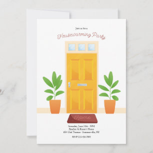 Invitation de la fête du réchauffement du foyer