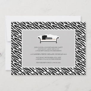 Invitation de la fête du réchauffement du foyer {Z