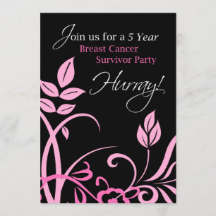 Invitation de la fête du survivant du cancer du se