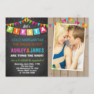 Invitation de la fête Fiesta Engagement