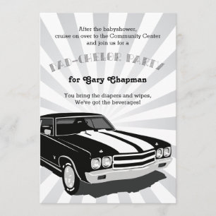 Invitation de la fête papa chelor Chevelle