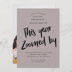 invitation de la fête photo de la remise de diplôm