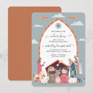 Invitation de la fête religieuse de la Nativité de