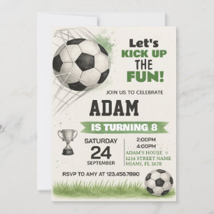 Invitation de la fête sportive pour garçons et fil