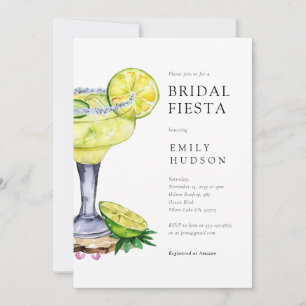 Invitation de la Fiesta Margarita nuptiale