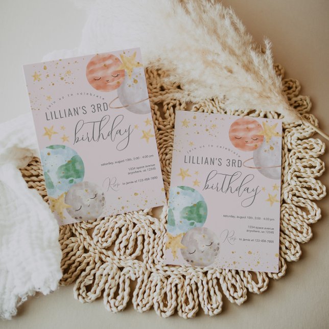 Invitation de la Fille spatiale (Créateur téléchargé)