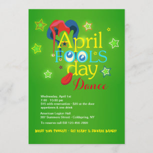 Invitation de la Fool's Day Dance