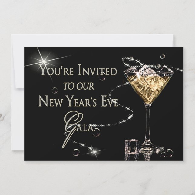 INVITATION DE LA GALA DE LA VEILLE DE L'AN - Semi- (Devant)