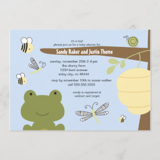 Invitation de la grenouille et des amis