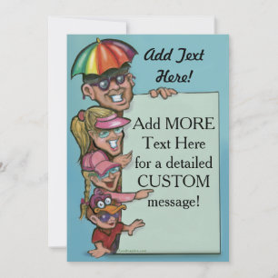 Invitation de la journée de pique-nique de famille