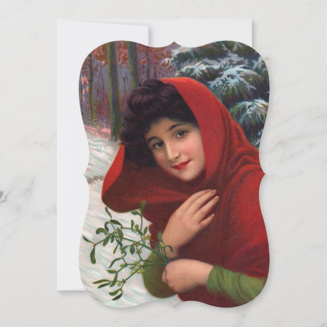 Invitation de la joyeuse demoiselle au gui (Devant)