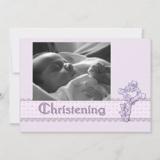 Invitation de la lavande Christening