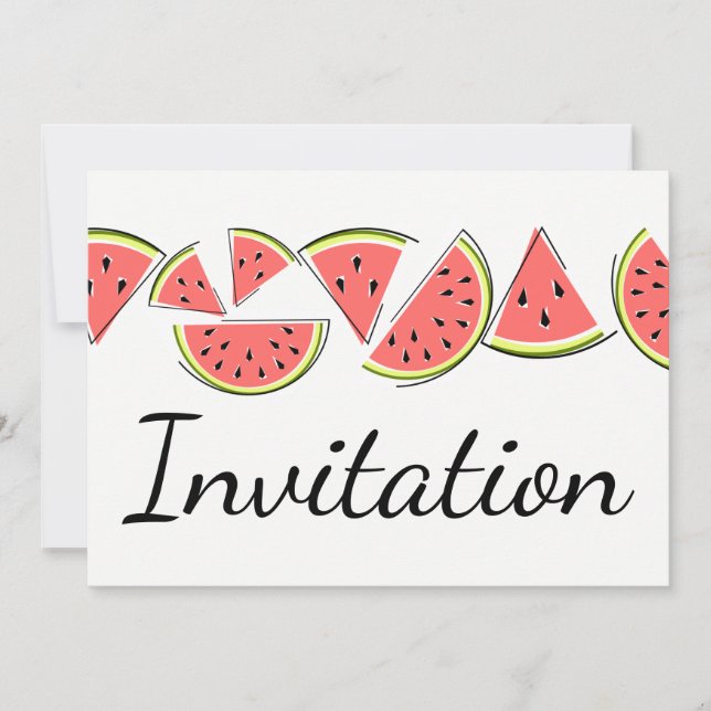 Invitation de la ligne Watermelon (Devant)