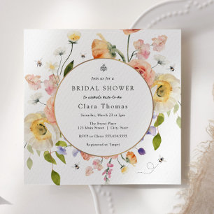 Invitation de la mariée à BEE Floral