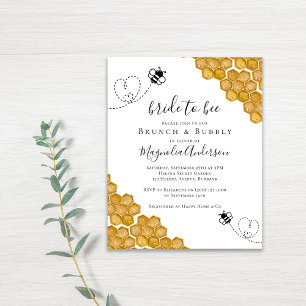 Invitation de la mariée à la douche nuptiale