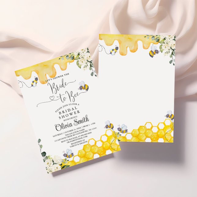 Invitation de la mariée à la douche nuptiale (Créateur téléchargé)