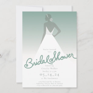 Invitation de la mariée à la douche nuptiale