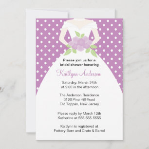 Invitation de la mariée de la poule de la poule Po