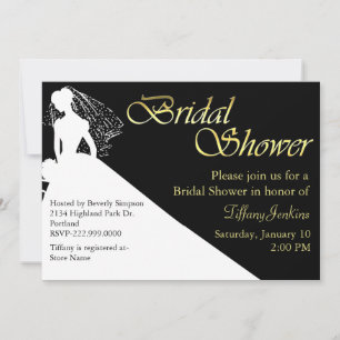 Invitation de la mariée Silhouette