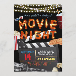 Invitation de la nuit de cinéma