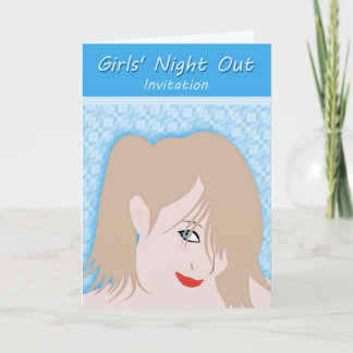 Invitation de la nuit de la fille