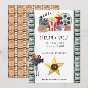 Invitation de la nuit du cinéma virtuel