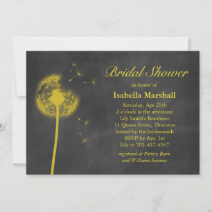 Invitation de la nuptiale de Chalkboard Floral Spr