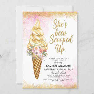 Invitation de la nuptiale de crème glacée