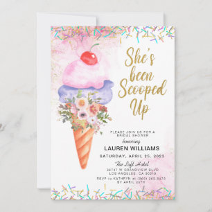 Invitation de la nuptiale de crème glacée