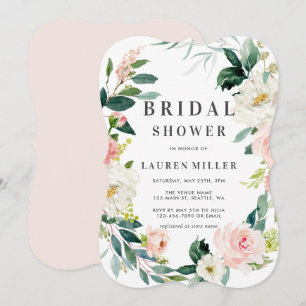 Invitation de la nuptiale de la couronne de printe