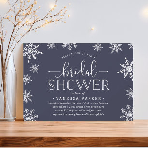 Invitation de la nuptiale de neige en hiver