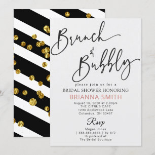 Invitation de la nuptiale et de Bubbly Mimosa