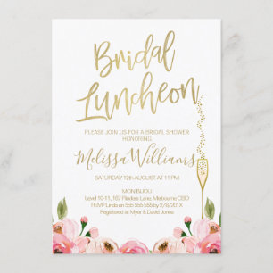 Invitation de la nuptiale florale