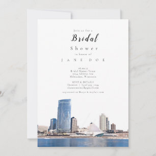 Invitation de la nuptiale Milwaukee Skyline