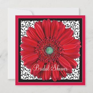 Invitation de la nuptiale Red Gerbera Daisy