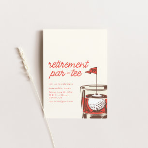 Invitation de la partie à la retraite avec Whiskey