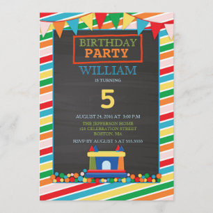 Invitation de la partie Anniversaire de enfant de 