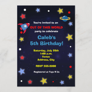 Invitation de la partie Anniversaire de enfant du