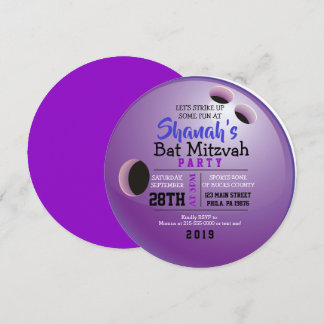 Invitation de la partie Bat mitzvah du TOUR DE BAL