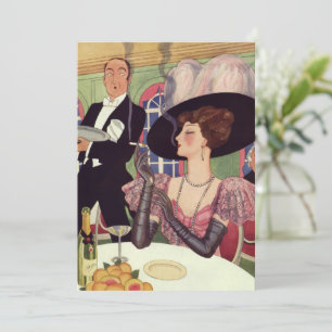 Invitation de la partie Champagne de Bachelorette