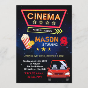 Invitation de la partie cinéma