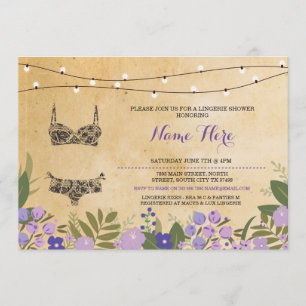 Invitation de la partie de bachelorette de douche
